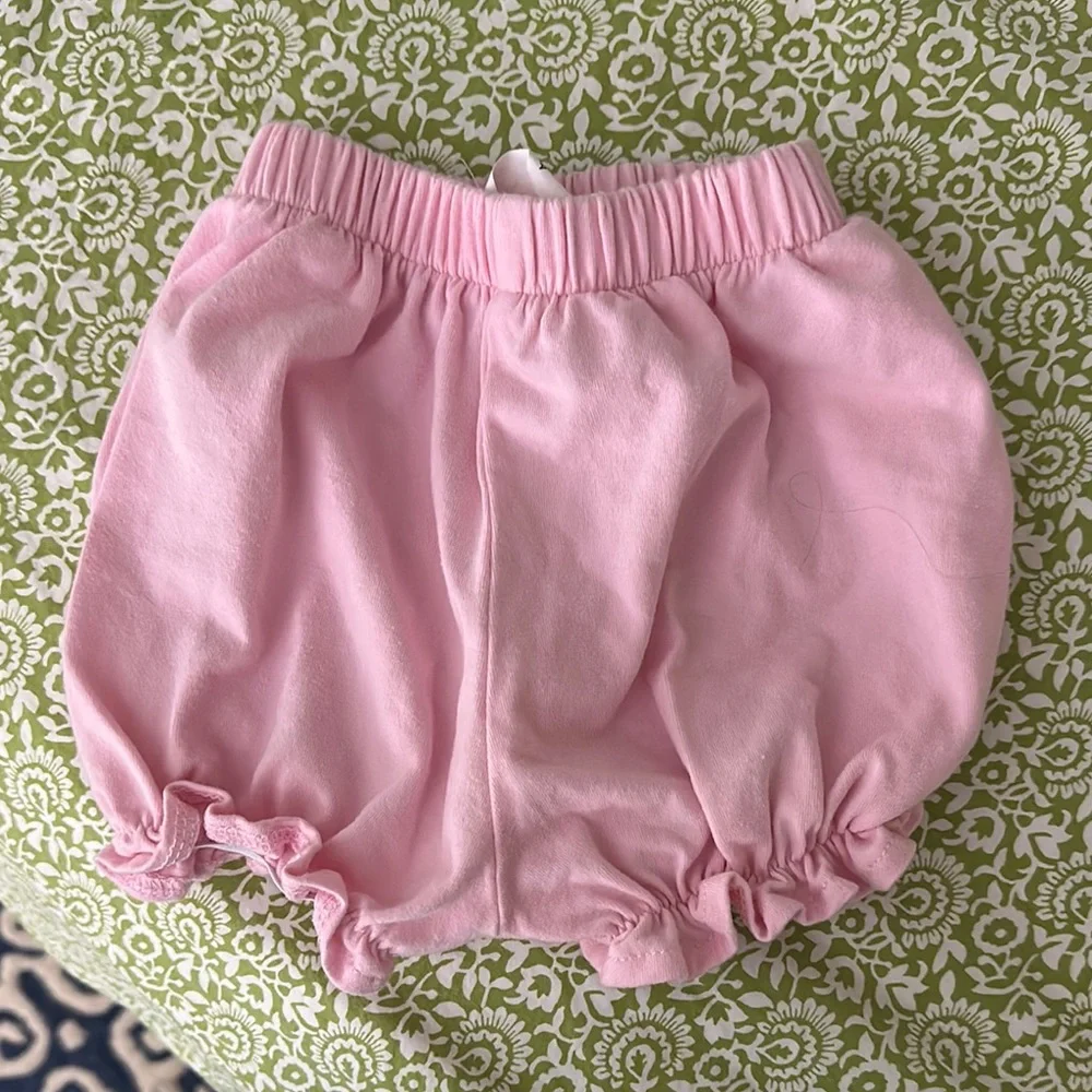Pink Ruffled Kids Bloomers
